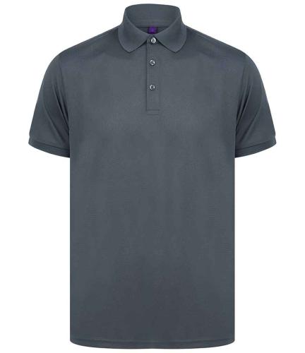 Henbury Recycled Polyester Piqu? Polo Shirt - CHA - S
